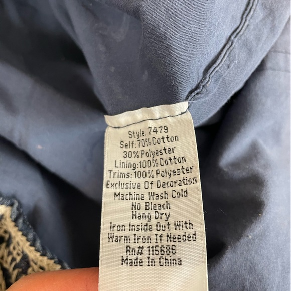 Johnny Was Jasmine Embroidered Denim Tote - Picture 8 of 15